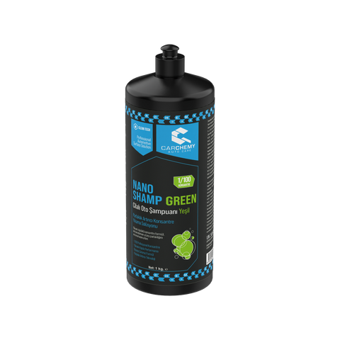 Cilalı Oto Şampuanı Yeşil - Nano Shamp Green 1 kg