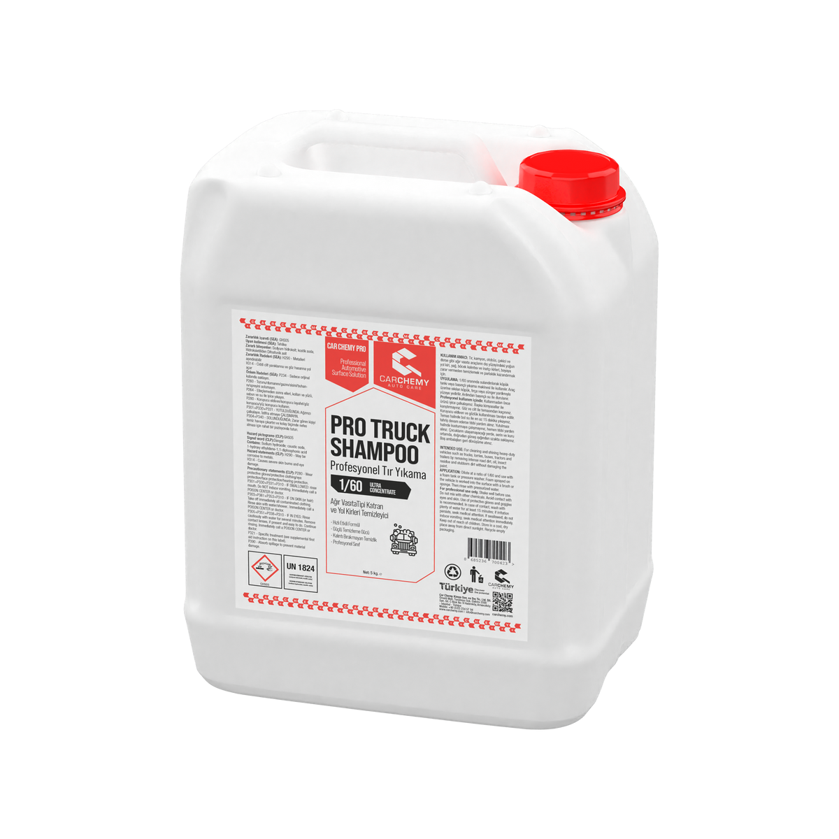 Profesyonel Tır Yıkama Şampuanı - Pro Truck Shampoo - 5 kg